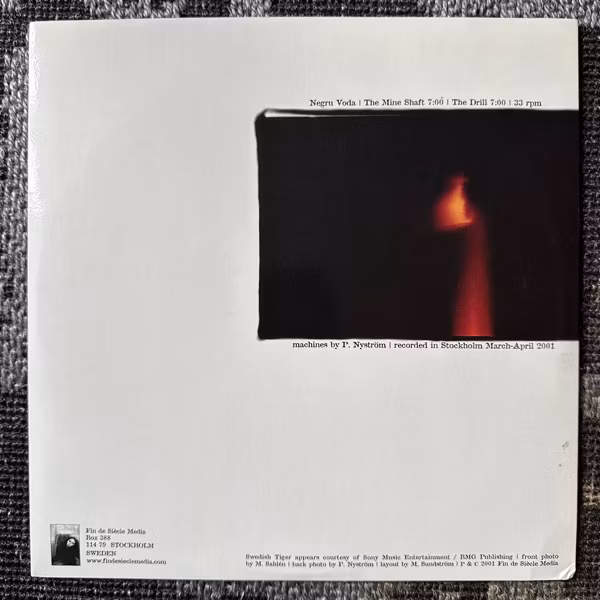 DES ESSEINTES / NEGRU VODA Split (Fin De Siècle Media - Sweden original) (VG+/NM) 10"