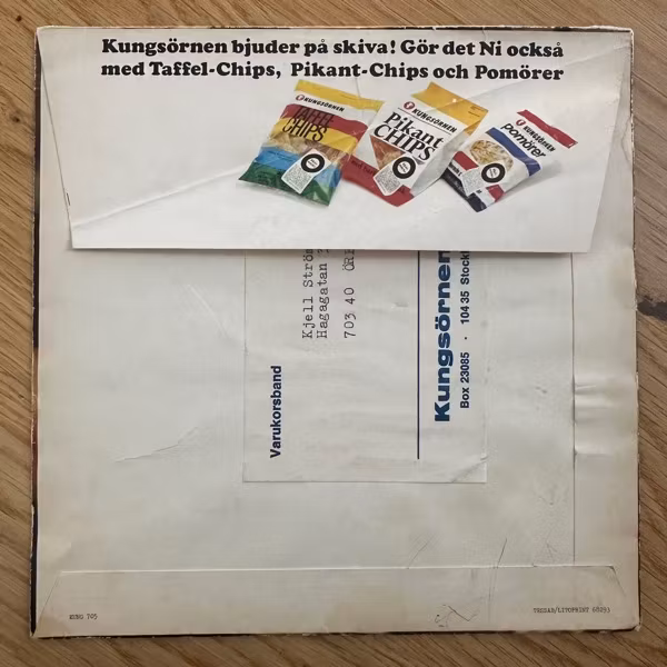 BOSSE PARNEVIK Kungsörnen Bjuder På Skiva! (Kungsörnen - Sweden original) (VG) FLEXI 7"
