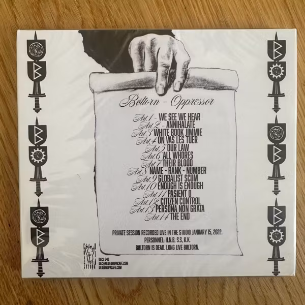 BØLTORN Opressor (Old Europa Cafe - Italy original) (SS) CD