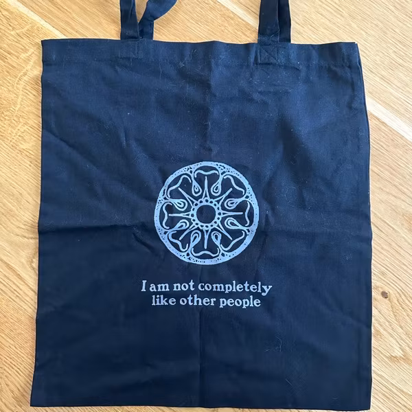 BRIGHTER DEATH NOW I Am Not Completely Like Other People (USED) TOTE BAG
