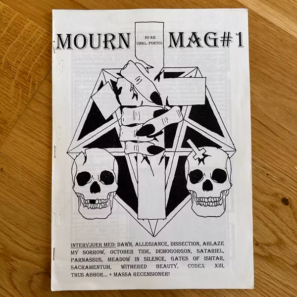 MOURN MAG #1 (VG+) FANZINE