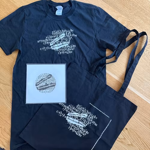 MY CAT IS AN ALIEN, THURSTON MOORE PoesiaSonorAlienica (Opax - Europe original) (NM/EX) FLEXI 7", T-SHIRT, BAG