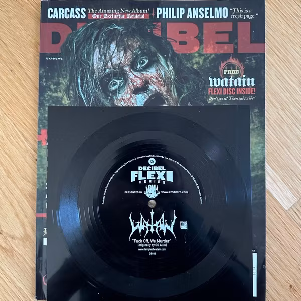 DECIBEL / WATAIN No 107 2013 (Decibel - USA original) (EX/VG+) MAGAZINE + FLEXI 7"