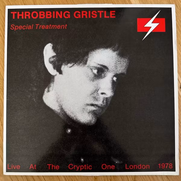 THROBBING GRISTLE Special Treatment (Live At The Cryptic One London 1978) (Mental Decay - Germany reissue) (VG+) LP