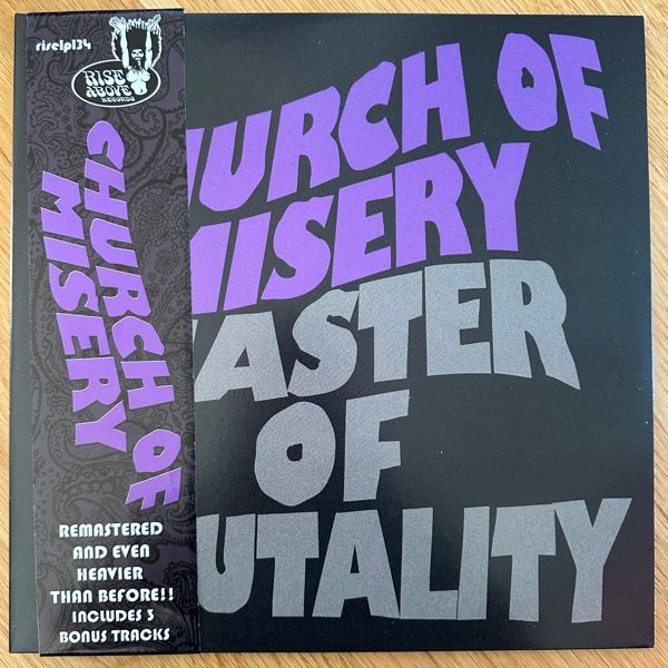 CHURCH OF MISERY Master Of Brutality (Grey vinyl) (Rise Above - UK reissue) (NM) 2LP