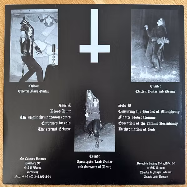 URGEHAL Arma Christi (No Colours - Germany original) (VG+/VG) LP