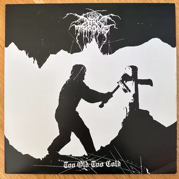 DARKTHRONE Too Old Too Cold (White vinyl) (Peaceville - UK original) (VG+/EX) 12"