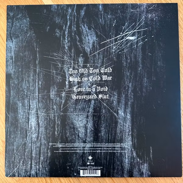 DARKTHRONE Too Old Too Cold (White vinyl) (Peaceville - UK original) (VG+/EX) 12"