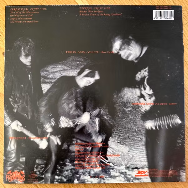 IMMORTAL Diabolical Fullmoon Mysticism (Osmose - France 2nd press) (VG/NM) LP