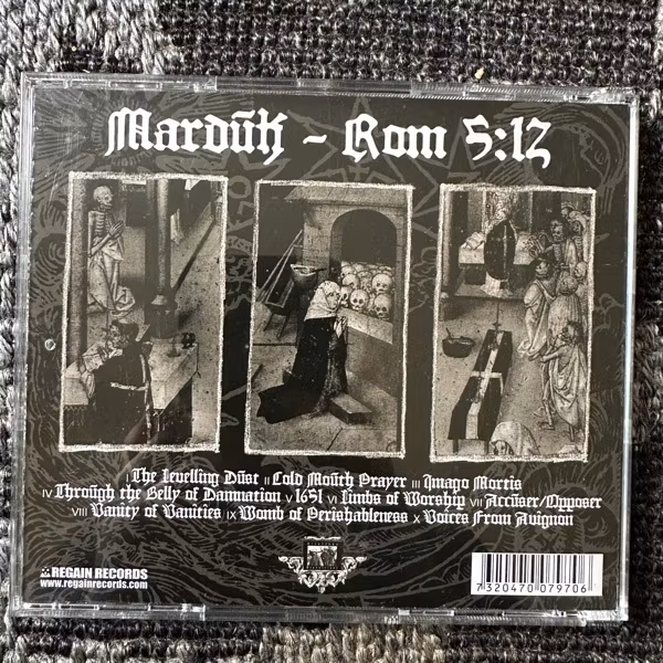 MARDUK Rom 5:12 (Blooddawn - Sweden original) (EX) CD