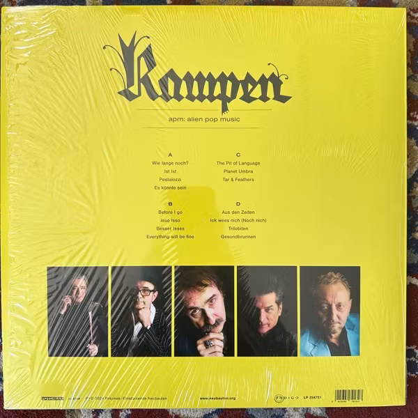 EINSTÜRZENDE NEUBAUTEN Rampen - APM: Alien Pop Music (Potomak – Germany original) (NM/VG+) 2LP