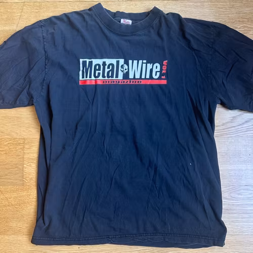 METAL WIRE MAGAZINE Logo (XL) (USED) T-SHIRT