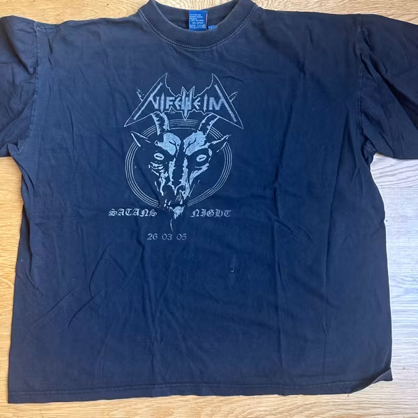 NIFELHEIM Satans Night 260305 (S) (USED) T-SHIRT