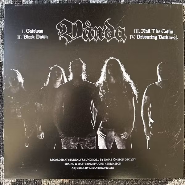 VÅNDA The Devouring Darkness (Self released - Sweden original) (VG+/EX) 10"