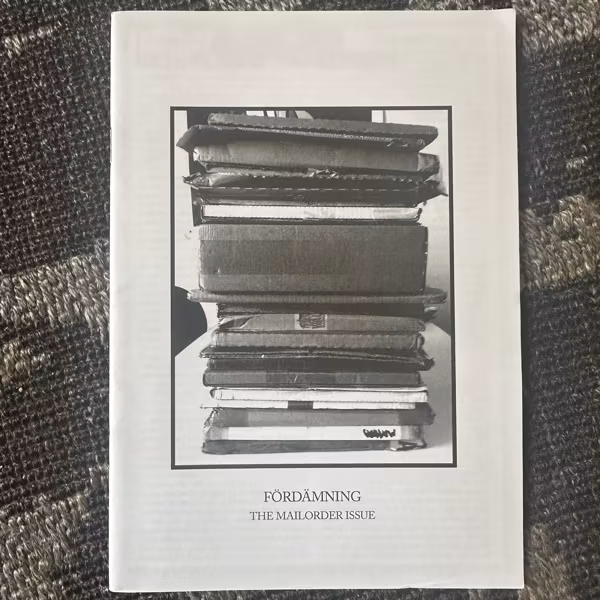 FÖRDÄMNING #3 - The Mailorder Issue (EX) FANZINE