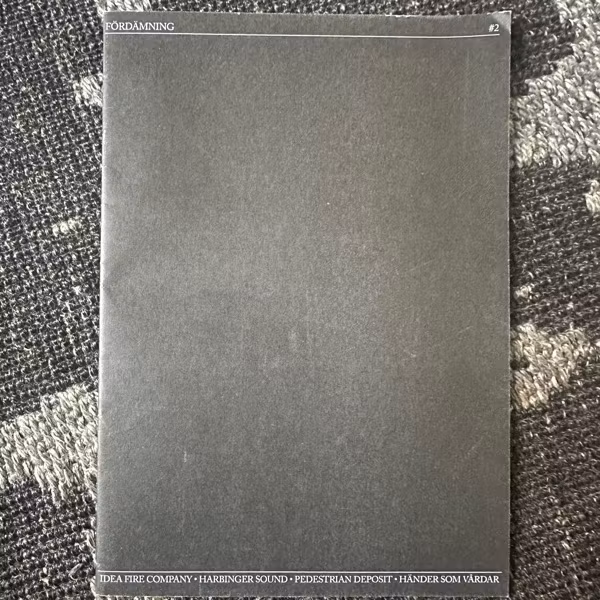 FÖRDÄMNING #2 (EX) FANZINE