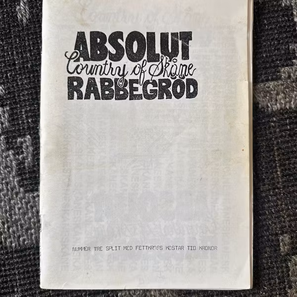 FETTKROSS / RABBEGRÖD #3 (VG) FANZINE
