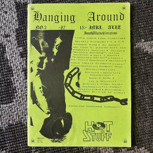 HANGING AROUND #2 (VG+) FANZINE