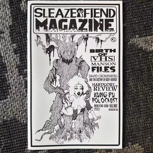 SLEAZE FIEND #1 (EX) MAGAZINE