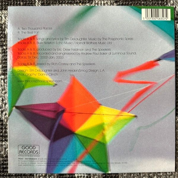 POLYPHONIC SPREE, the Two Thousand Places (Good - UK original) (EX) 7"