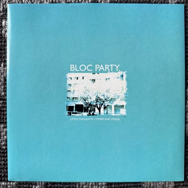 BLOC PARTY Little Thoughts / Storm And Stress (Blue vinyl) (Wichita - UK original) (EX/NM) 7"