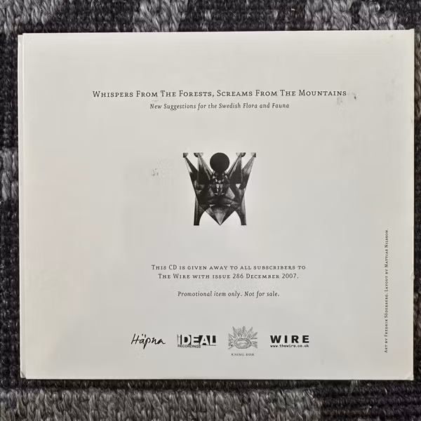 VARIOUS Whispers From The Forests, Screams From The Mountains: New Suggestions For The Swedish Flora And Fauna (Wire - Europe original) (EX) CD
