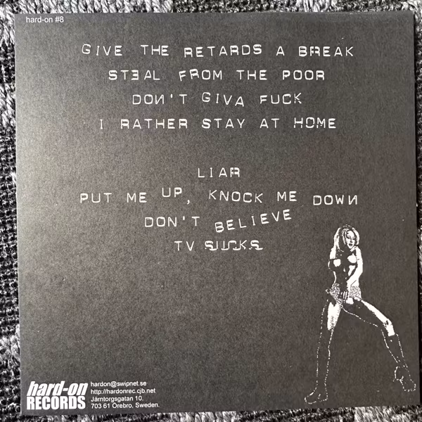 SAIBON Number Two (Hard-On - Sweden original) (EX/NM) 7"