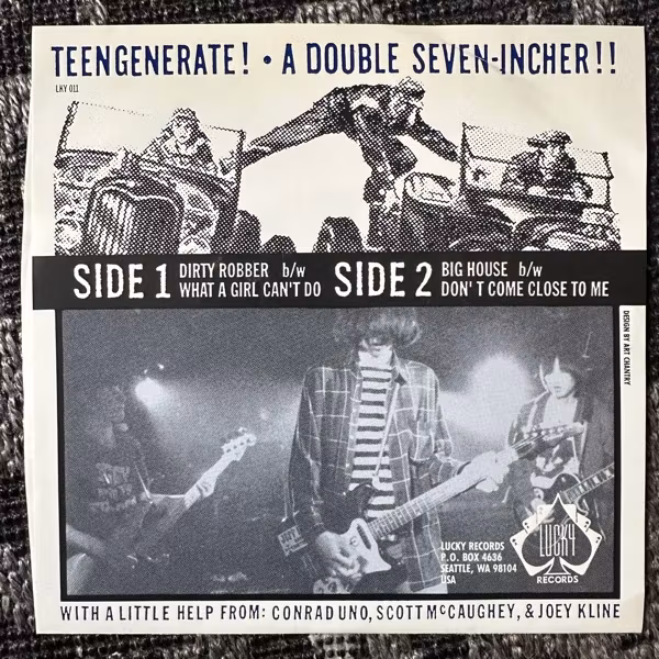 TEENGENERATE Car-Crazy!...Speed-Crazy!...Japaneze!! (Lucky - USA original) (VG+/EX) 7"
