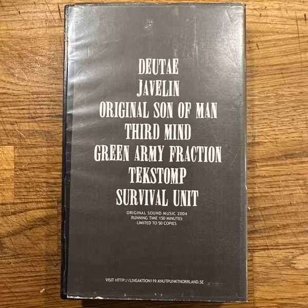 VARIOUS Live Aktion 11/9 2003 (No label - Sweden original) (VG+) VHS