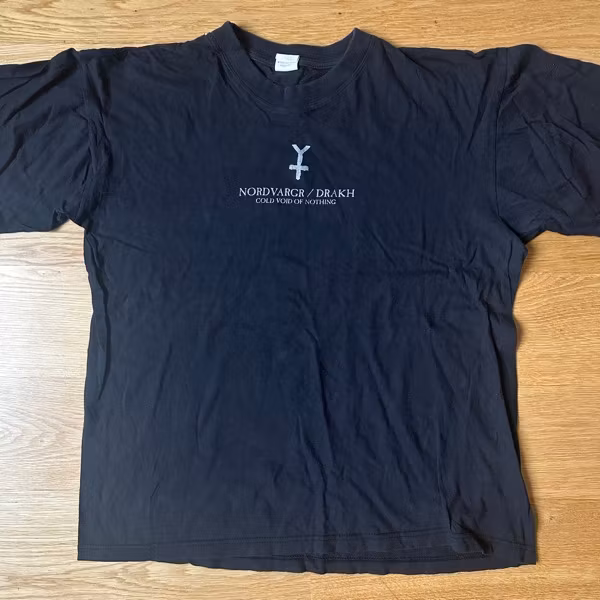NORDVARGR / DRAKH Cold Void of Nothing (M) (USED) T-SHIRT