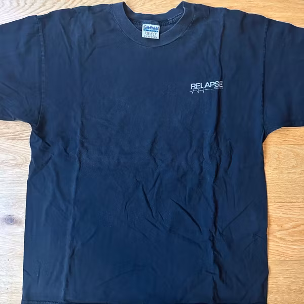 RELAPSE RECORDS Logo (XL) (USED) T-SHIRT