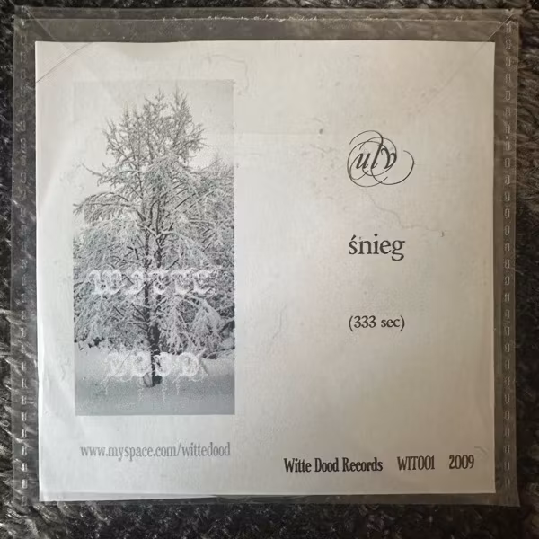 ULV Śnieg (Witte Dood - Netherlands original) (EX) 3"CDR