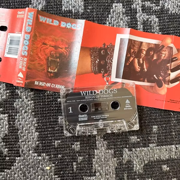 WILD DOGS Reign Of Terror (Enigma - USA original) (EX) TAPE