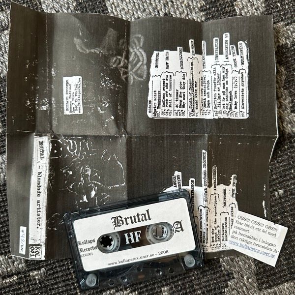 VARIOUS Brutal (Kollaps - Sweden original) (NM) TAPE