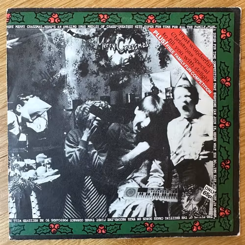 CRASS Merry Crassmas (Creative Recording And Sound Services – UK original) (VG/VG+) 7"