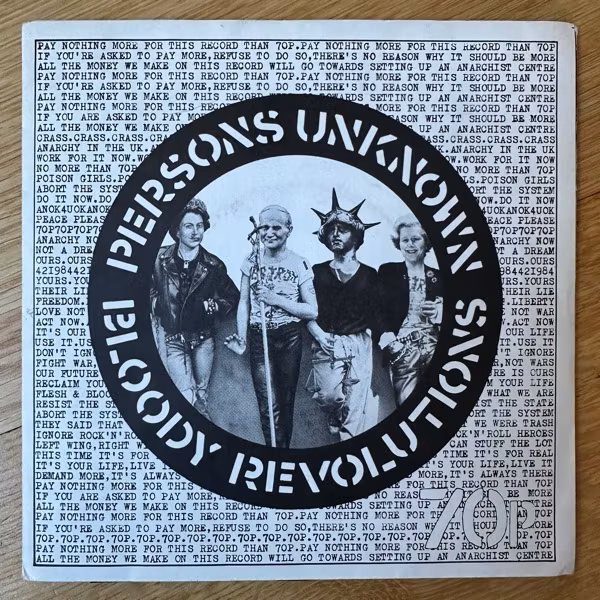 CRASS / POISON GIRLS Bloody Revolutions / Persons Unknown (Crass - UK original) (VG+) 7"