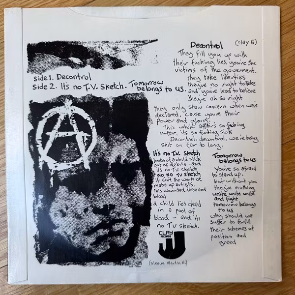 DISCHARGE Decontrol (Clay - UK original) (VG+) 7"
