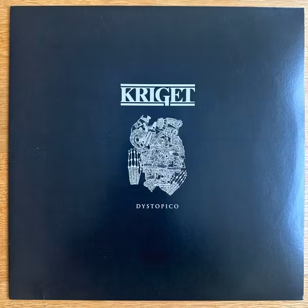 KRIGET Dystopico (BLVVD - Sweden original) (EX/VG+) LP