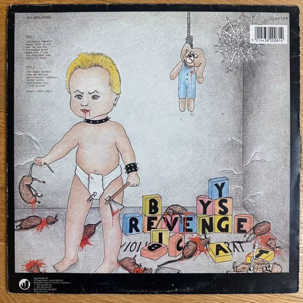 G.B.H, Charged City Babys Revenge (Clay - UK 1990 reissue) (VG) LP