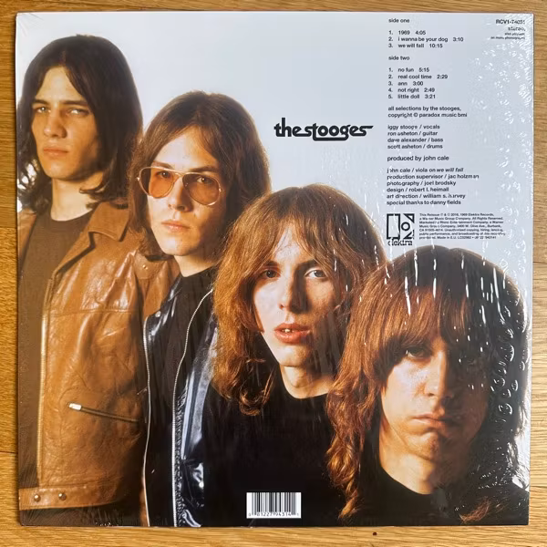 STOOGES, the The Stooges (Clear/black vinyl) (Elektra - Europe reissue) (NM) LP