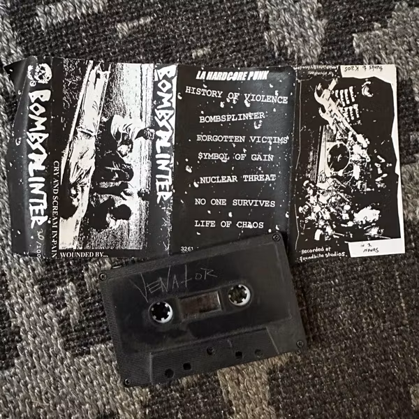 BOMBSPLINTER Demo (Self released - USA original) (VG+) TAPE