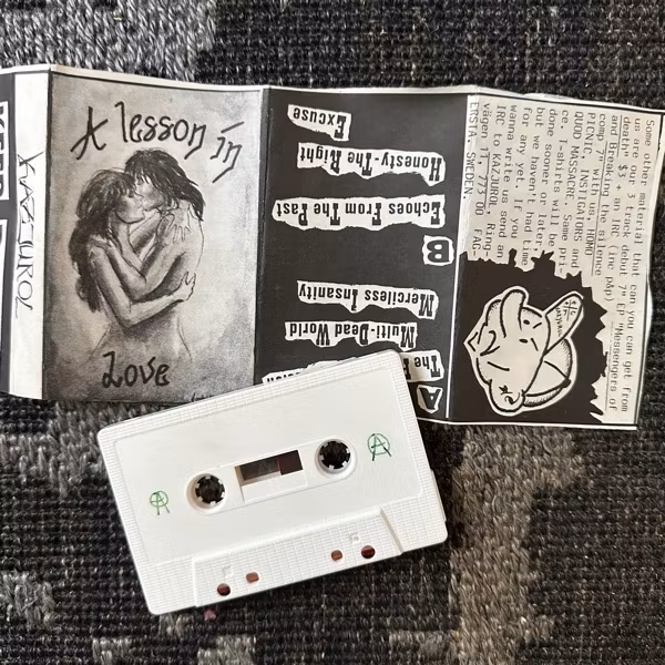 KAZJUROL A Lesson In Love (Self released - Sweden original) (EX) TAPE
