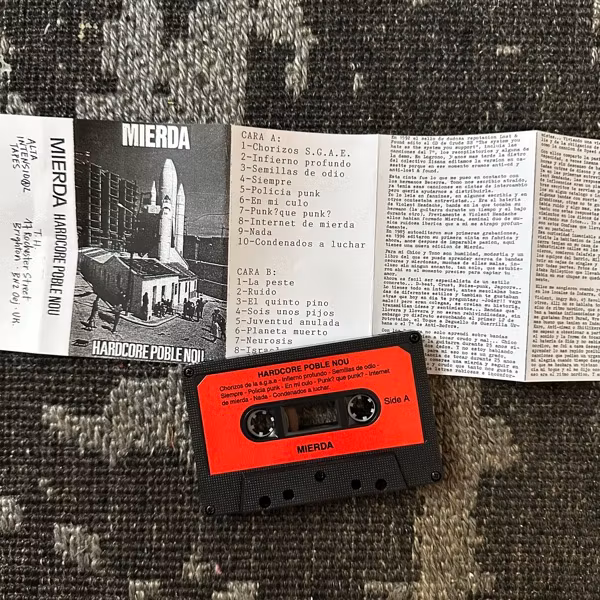 MIERDA Hardcore Poble Nou (Alta Intensidaz Tapes – UK original) (NM) TAPE