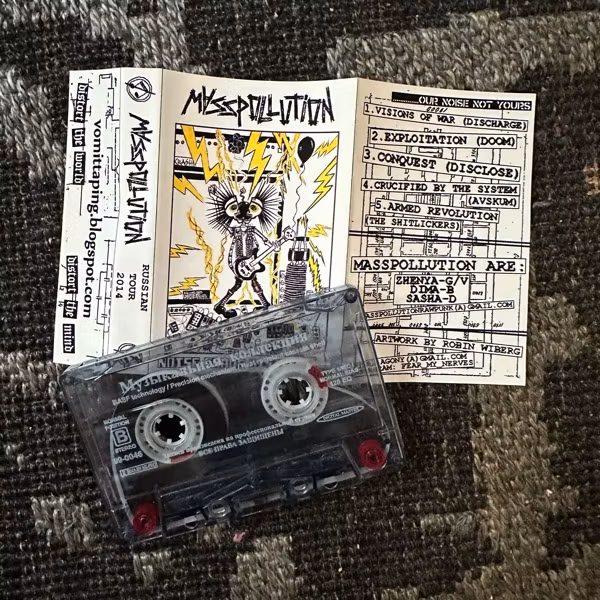 MASSPOLLUTION Noise Chaos Distortion (Vomit Taping – Belarus original) (NM) TAPE