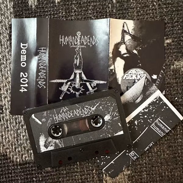 HUMAN DEAD ENDS Demo 2014 (Argh.fuck.kill. – Germany original) (NM) TAPE