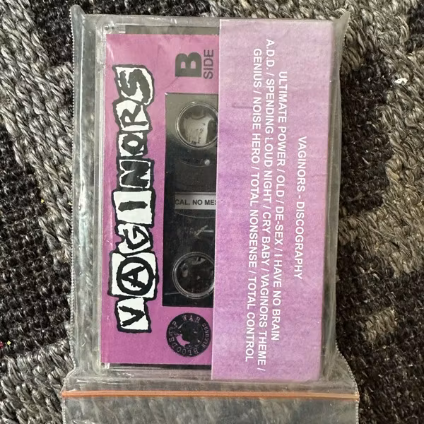 VAGINORS Discography (Blood Of War - Australia original) (EX) TAPE