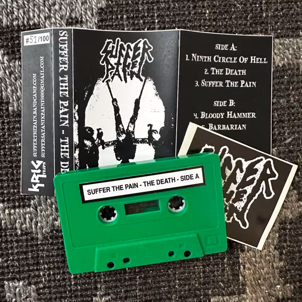 SUFFER THE PAIN The Death (Krig Tejps – Sweden original) (NM) TAPE