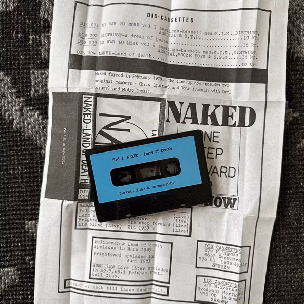 NAKED Land Of Death (F.O.A.D. - Italy reissue) (EX) TAPE