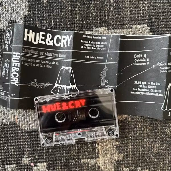 HUE & CRY Ridiculously Masculine (Self released - USA original) (NM) TAPE