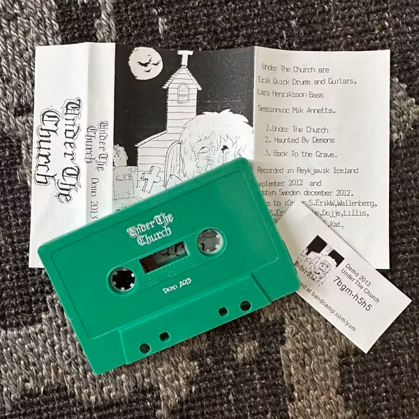UNDER THE CHURCH Demo 2013 (Self released - Iceland 2nd edition) (NM) TAPE